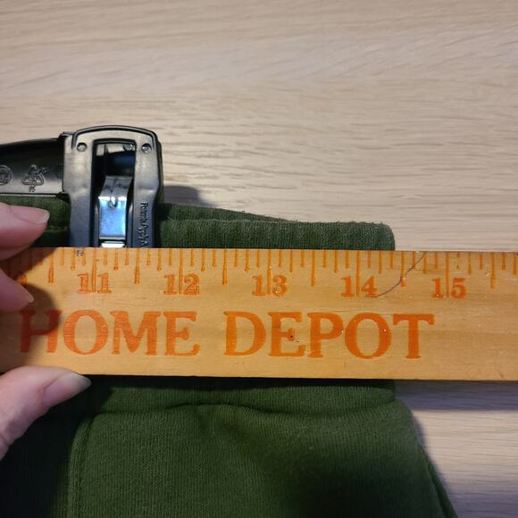 Juicy Culture Womens Army Green Track Pants Size Medium Wide Leg Sweatpants Y2K - Picture 7 of 10